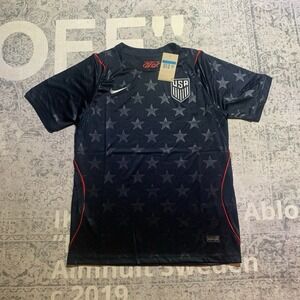 Nike USA Star Pattern fan version Soccer Jersey Shirt Black USA National Team L